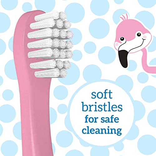 Dr. Brown's Toddler Toothbrush - Flamingo Soft Bristles, 1-4 Years