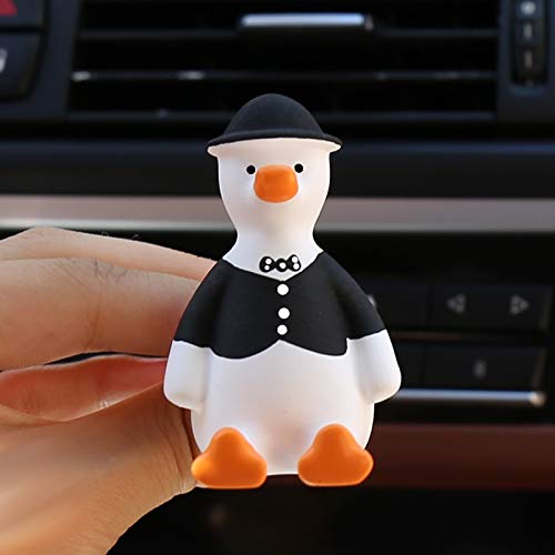 Cute Duck Car Ornament Auto Rear View Mirror Hanging Decoration