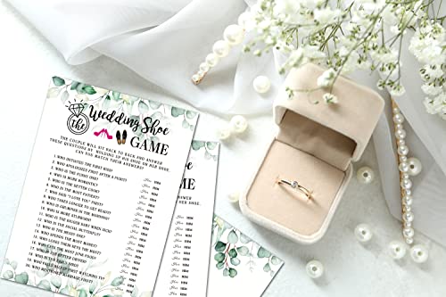 Gihyan Wedding Shoe Game Cards - Tropical Bridal Shower Set