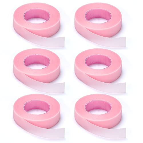 TEOYALL 6 Rolls PE Lash Extension Tape Breathable Adhesive 9 Meters