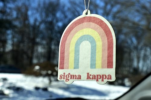 Sigma Kappa Rainbow Air Freshener - 2 Pack, Flowers & Sunshine Scent