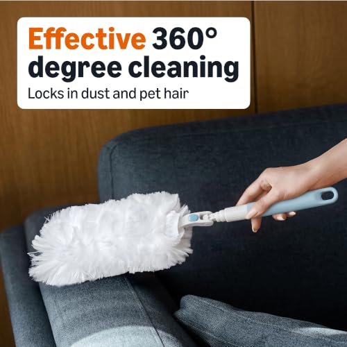 Amazon Basics 360° Duster Refill Pack - 11 Heavy Duty Microfiber Plumes