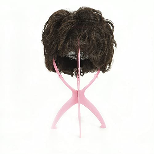SheaSculpt Foldable Portable Wig Stand for Travel and Display