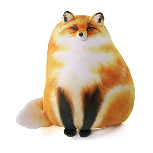 Sew Butiful 10" Fox Plush Pillow - Soft Stuffed Animal Toy