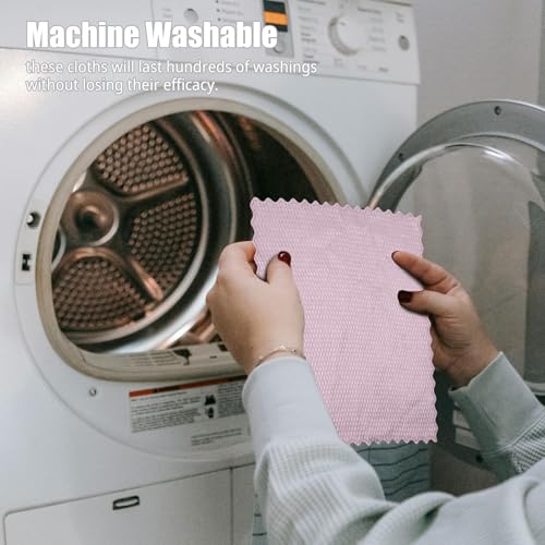 Microfiber Cleaning Cloths - 5 Pack, Soft & Non-Scratch, 9.6x9.6in
