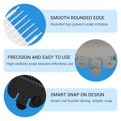 Pdtwq 3mm Clipper Guard 2-Pack Compatible with Wahl Hair Clippers 1/8 Inch