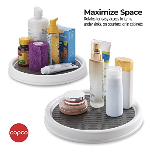 Copco 9-Inch Lazy Susan Turntable Organizer Set of 2 - Nonslip