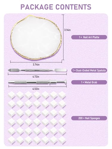 YOOVR Nail Sponge and Palette Kit for Ombre and Gradient Art