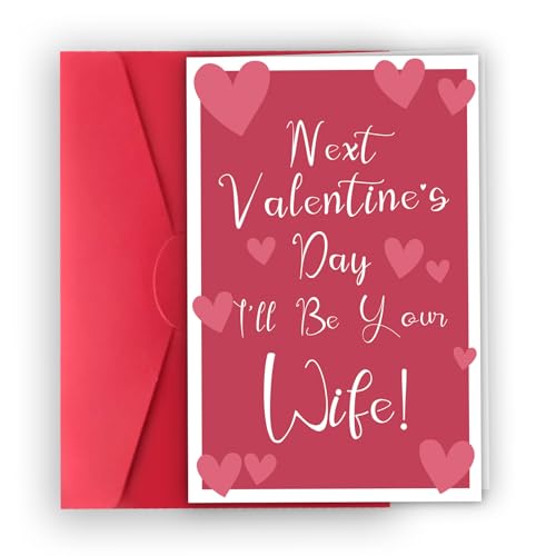Funny Valentine's Day Card for Fiancé - Romantic Gift