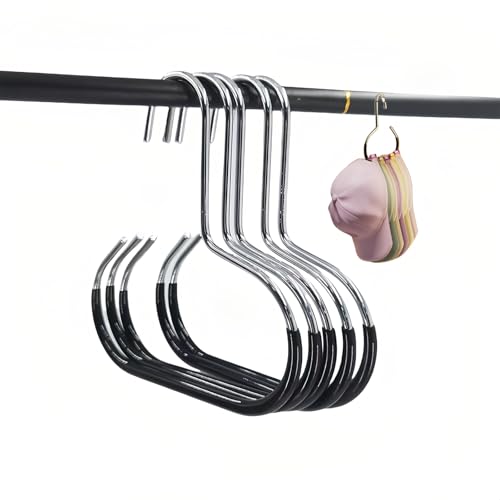 Multi-Function Wall-Mounted Hat & Scarf Organizer - Durable PVC Coated Hangers, 10PCS