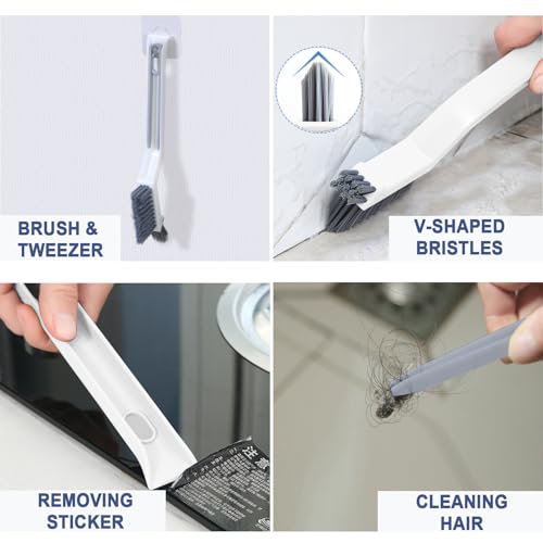 Flexible Drain Cleaning Brush Kit for Hair & Pipe Blockages - 3-Piece Set