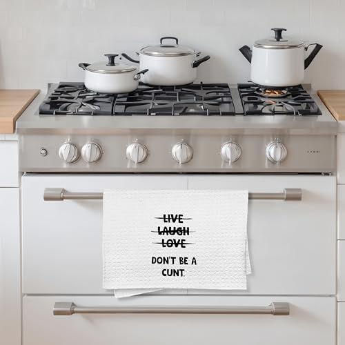 Funny Kitchen Towel - Don't Be Cunt | 16x24 Inch Microfiber