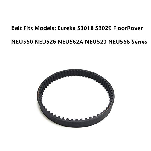 Replacement Vacuum Belt for Eureka FloorRover S3018 - 2 Pack