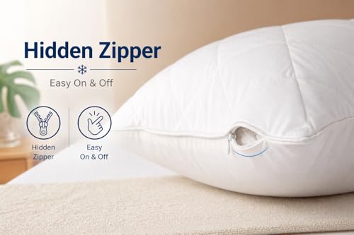 Cooling Diamond Quilted Body Pillow Cover 21"x54" with Zipper - Soft & Breathable