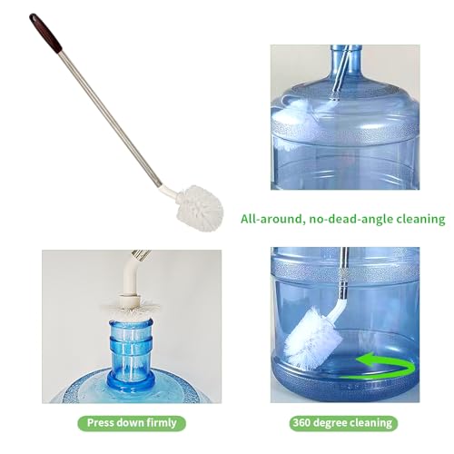 Extra Long Bottle Brush Set - 25 & 28 Inch Gallon Jug Cleaners