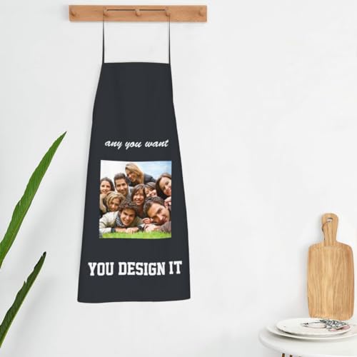 Custom Personalized Kitchen Apron - Add Your Own Photo, Logo & Text