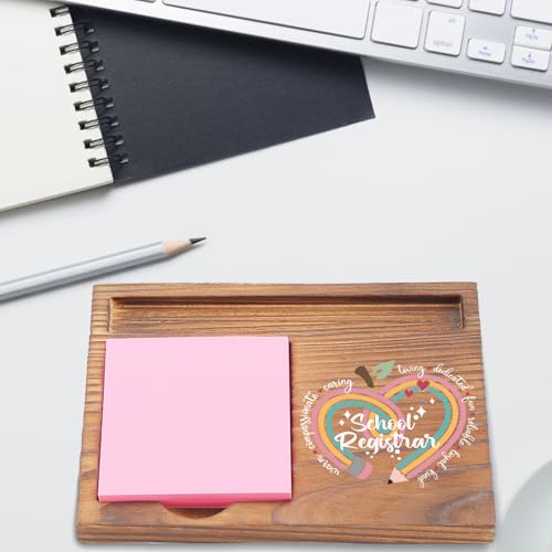 School Registrar Sticky Note Holder - Appreciation Gift for Educators