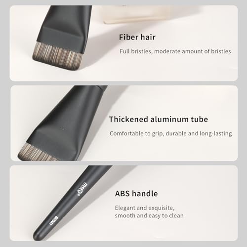 MSQ Ultra-Thin Flat Foundation Brush & Face Mask Spatula Brush