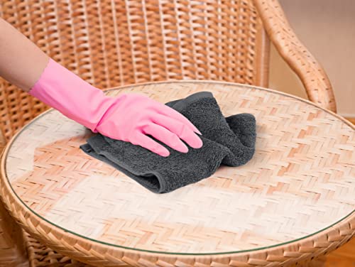 Utopia Towels 24 Pack Washcloths, 12x12 in, 100% Cotton, Grey