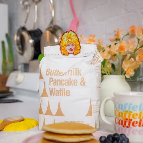 Dolly Parton Bag Clips Set of 4 - BPA-Free Plastic, Iconic Design