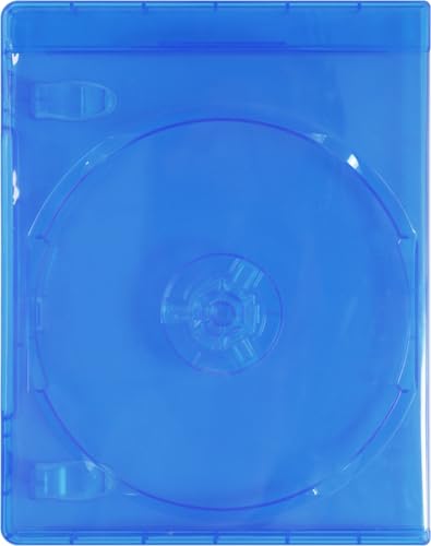 (5 Pack) Blu-Ray Empty Replacement Cases - Single Capacity Standard
