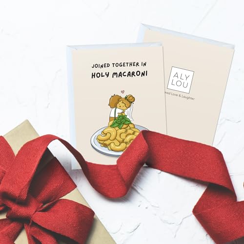 Punny Wedding Card for Bride & Groom - Funny Engagement Greeting