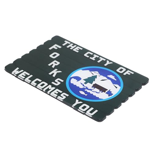 City of Forks Magnet - Iconic Welcome Sign Decor for Book Lovers