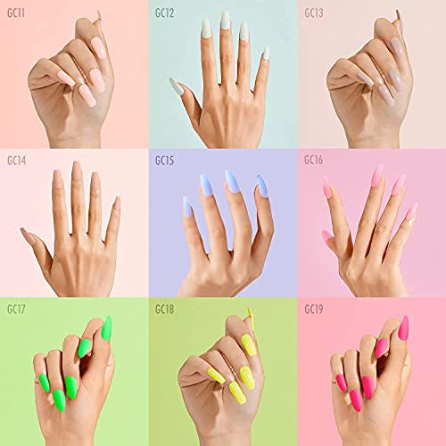 KISS Gold Finger Long Full Cover Press-On False Nails 24 Pcs