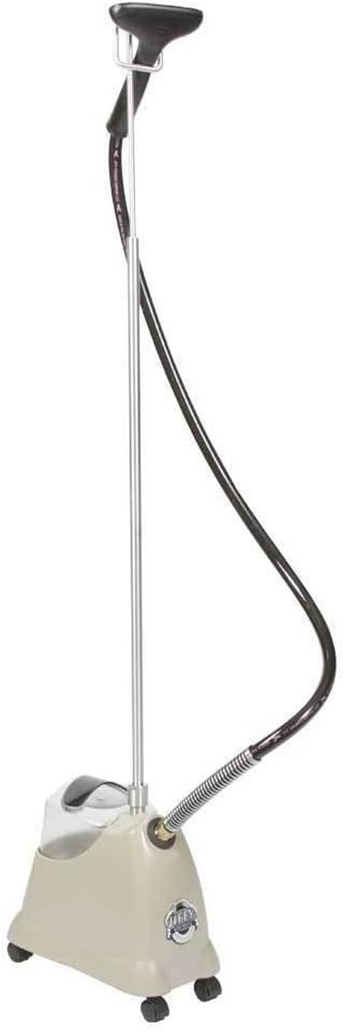 Jiffy Steamer J-2000 | Powerful Garment Steamer with Plastic Steam Head - 120 Volt, Beige