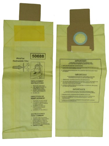EnviroCare Micro Filtration Vacuum Dust Bags for Kenmore, Panasonic, Miele Uprights - 6 Pack