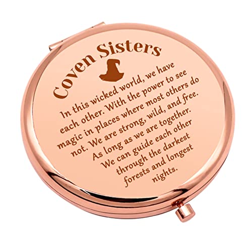 Witchy Compact Makeup Mirror - Perfect Gift for Witch Lovers