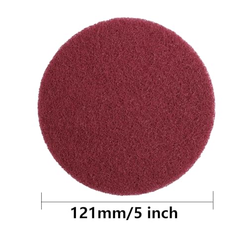 10 Pcs 5-Inch Scouring Pads - 400 Grit Conditioning Discs for Cleaning & Polishing