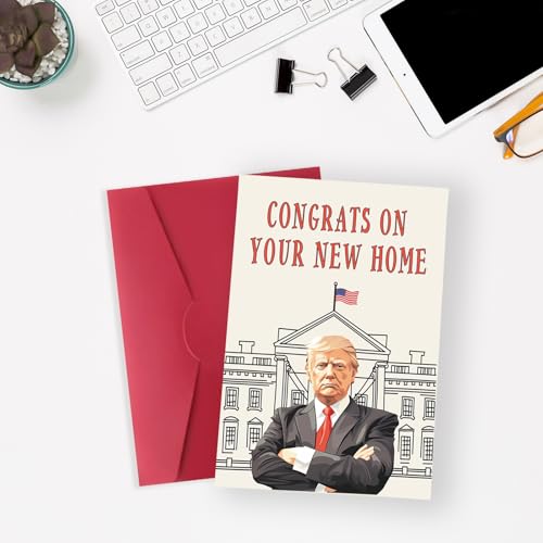 Funny Trump Housewarming Card for New Home Celebration