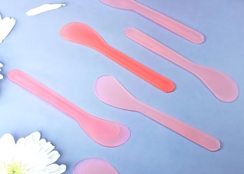 ONLYKXY 5-Inch Plastic Cosmetic Spatula and Makeup Scoop 6-Pack