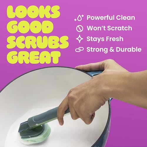 Brite Dishwand by Scotch-Brite with Drying Stand & Sponge