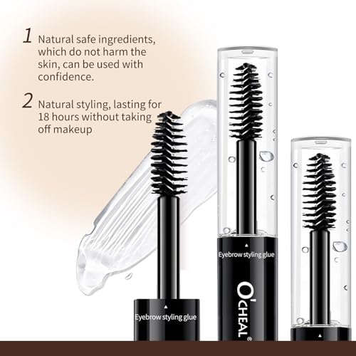 O'CHEAL 2-in-1 Eyebrow Styling Gel and Cream Dark Brown