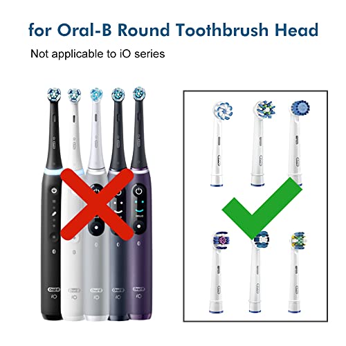 Nincha Toothbrush Head Covers for Oral-B, Pack of 6 Multi-Color Caps