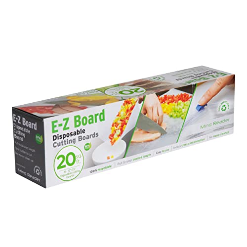 Mind Reader E-Z Board Disposable Plastic Cutting Board Roll, 20 Sq Ft, 1 Pack