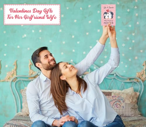 FLYAB Penguin Valentines Day Card with Envelope - 4x6 Cute Design