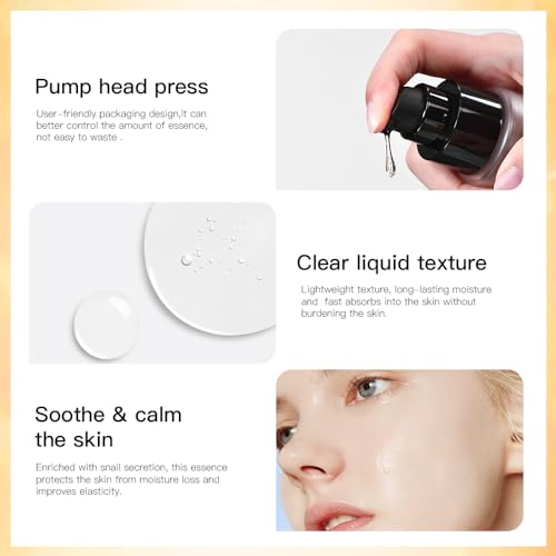 Fovcos Snail Mucin Repairing Essence & Hydrating Facial Serum