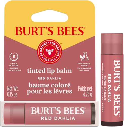 Burt's Bees Tinted Lip Balm - Red Dahlia, 0.15 oz