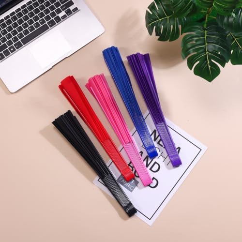 13-Inch Purple Folding Rave Fan - Clacking Hand Fan for Dancing
