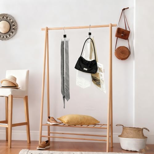 Metal Belt Hanger Organizer - 2PCS Rotating Closet Hooks