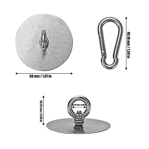 Sankoly 4 Pcs Stainless Steel Adhesive Ceiling Hooks - Nail-Free