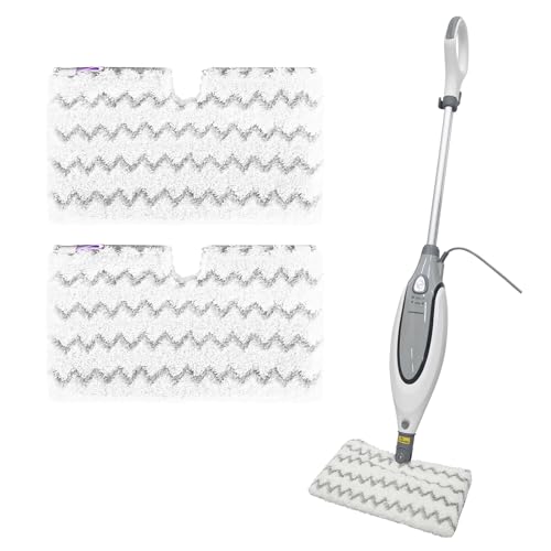 Shark Steam Mop Replacement Pads, Washable Microfiber, 2 Pack