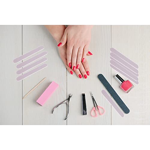 GigaGround Mini Nail Files Bulk 100 Pcs Double Sided Emery Boards