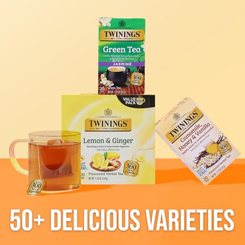 Twinings Pomegranate & Raspberry Herbal Tea Bags, 20 Count
