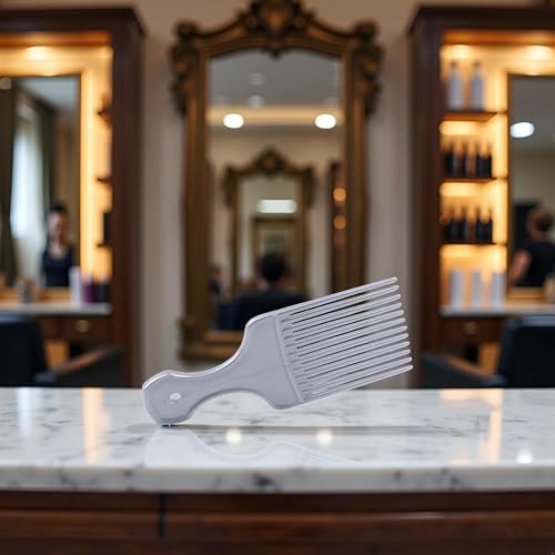 GANPUB Salon Barber Pick Comb - Dual-Purpose Hair Styling & Detangling Tool