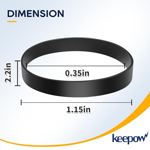 KEEPOW Vacuum Belt 2-Pack for Bissell CleanView Swivel Rewind Pet Series
