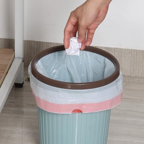Ggbin 2.6 Gallon White Drawstring Garbage Bags - 120 Count
